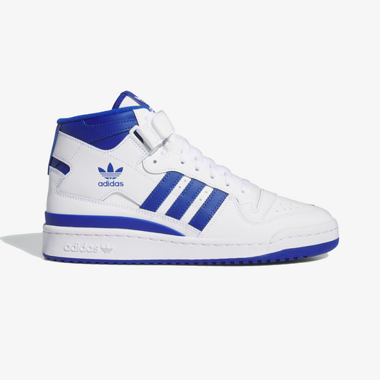 ADIDAS ORIGINALS | FORUM MID { CLOUD WHITE/ROYAL BLUE
