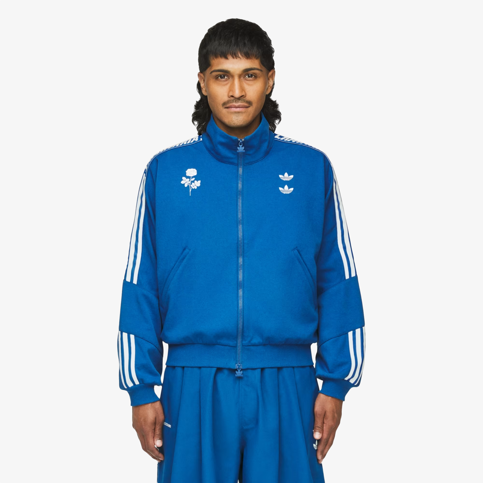 ADIDAS ORIGINALS CHAVARRIA KNIT TRACK JACKET DARK MARINE