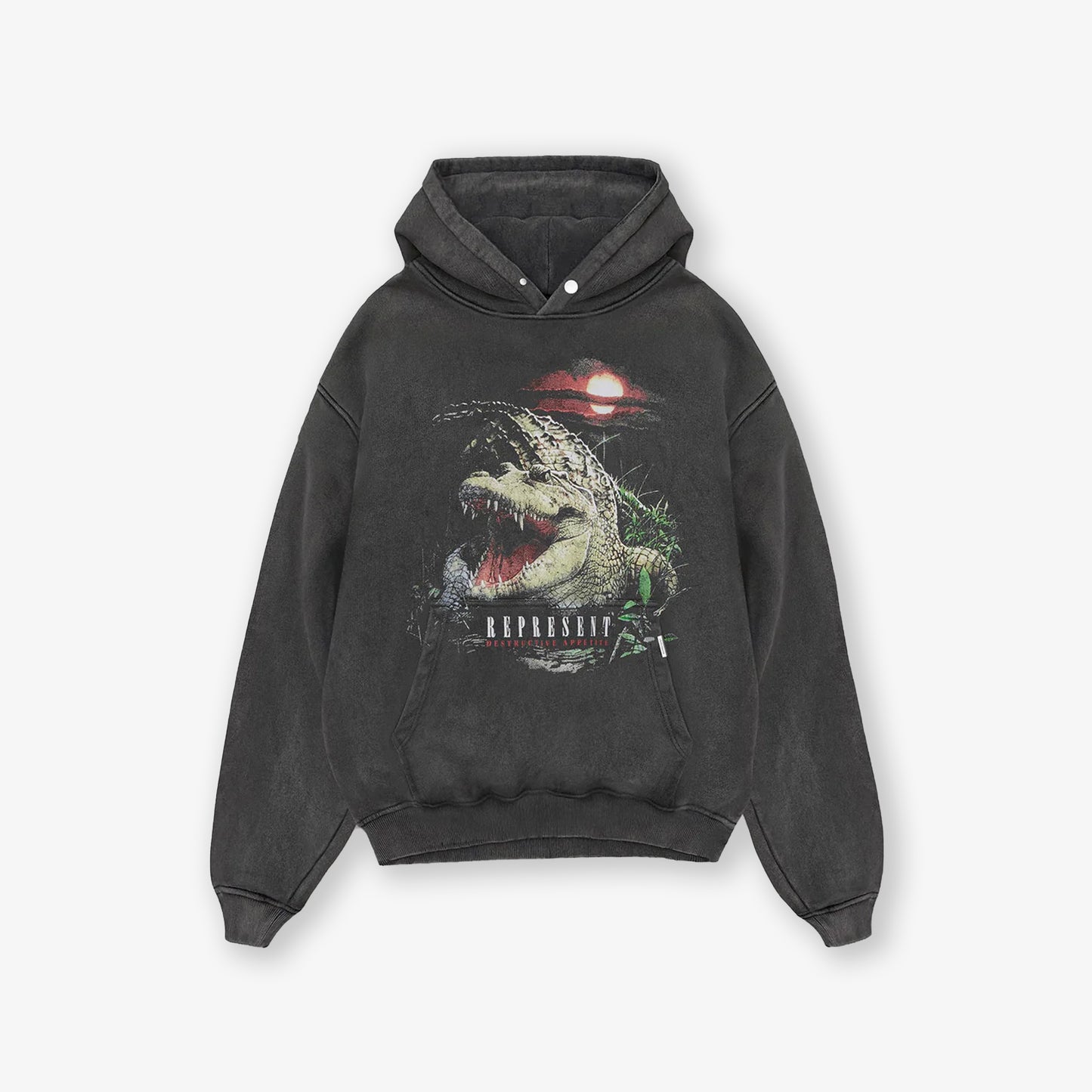 DESTRUCTIVE APPETITE HOODIE 'VINTAGE GREY'