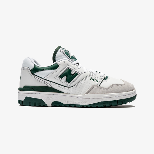 New Balance | BB550 { WHITE/GREEN