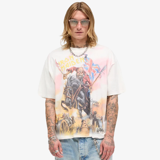 REPRESENT | REPRESENT x IRON MAIDEN STEED T-SHIRT { FLAT WHITE