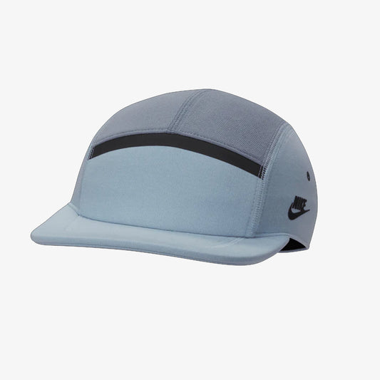 Nike | FLY UNSTRUCTURED TECH FLEECE CAP  { LT ARMORY BLUE/ASHEN SLATE/BLACK