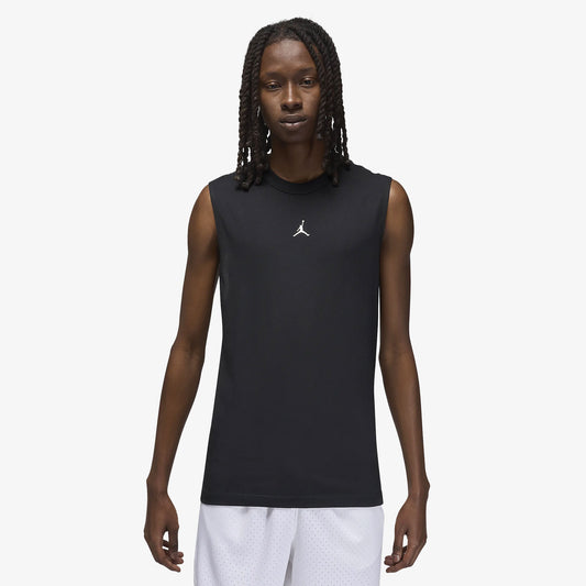 JORDAN | SPORT DRI-FIT SLEEVELESS TOP { BLACK/WHITE