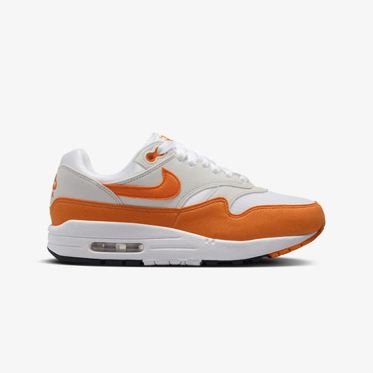 Nike | AIR MAX 1  { NEUTRAL GREY/SAFETY ORANGE-WHITE-BLACK