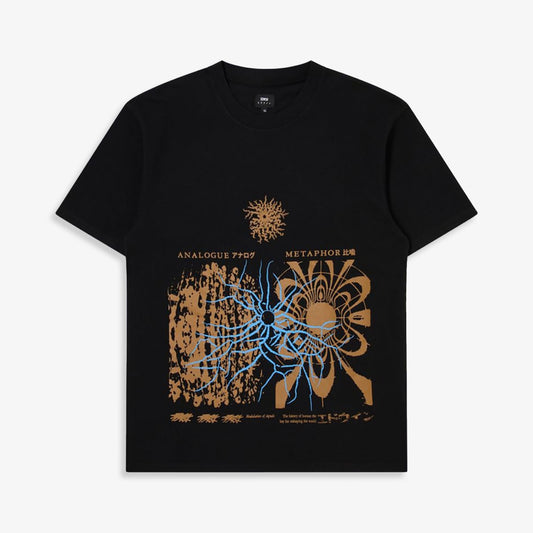 EDWIN | ANALOGUE METAPHOR T-SHIRT { BLACK