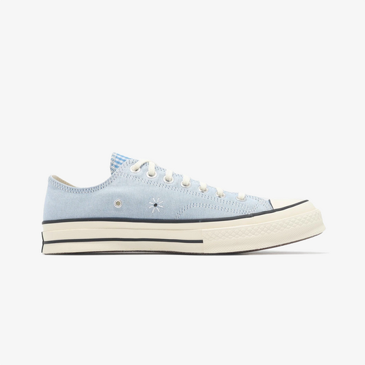 Converse | UPCYCLE CHUCK 70 CHAMBRAY & GINGHAM { BLUE