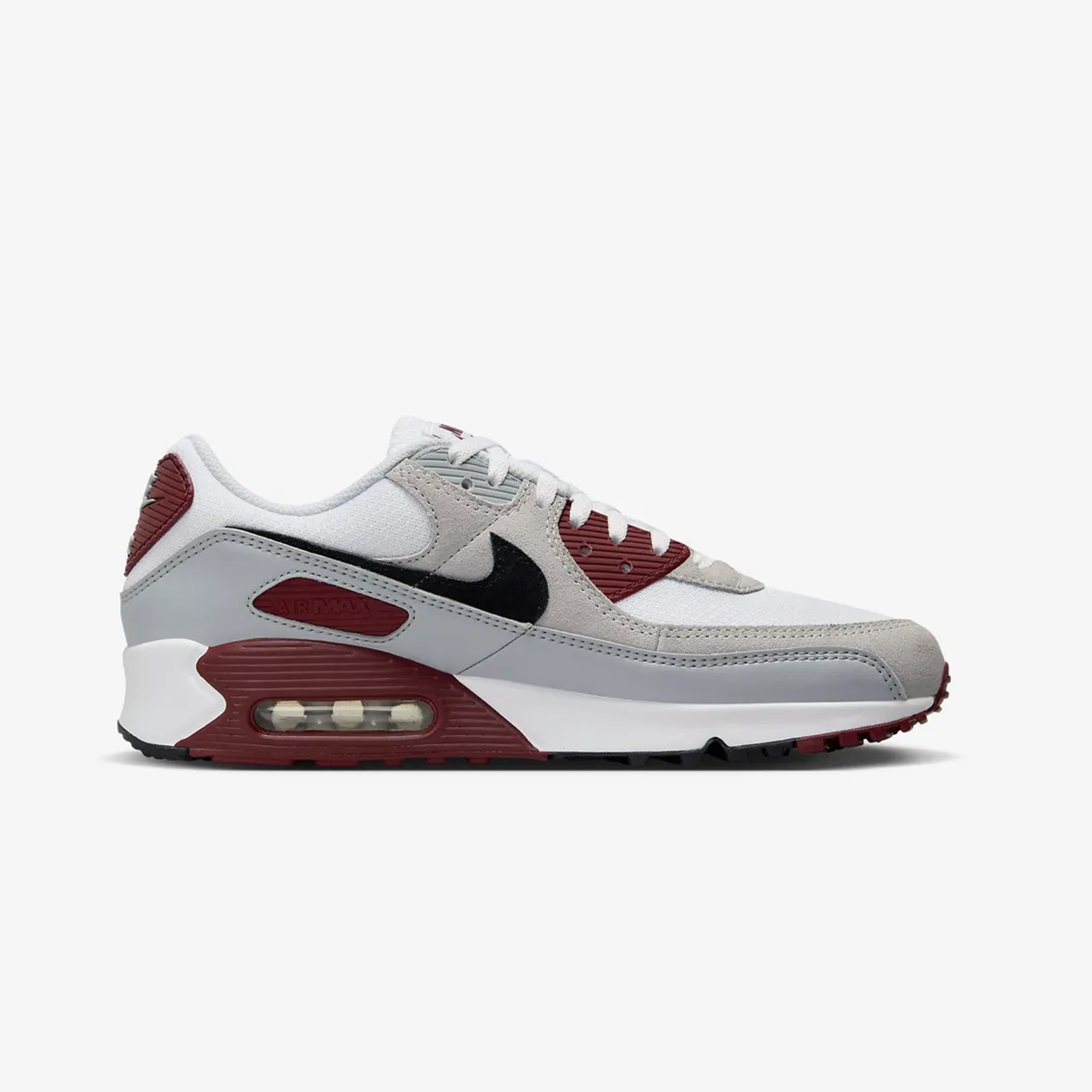 Nike AIR MAX 90 WHITE/BLACK-DARK TEAM RED-PURE PLATINUM