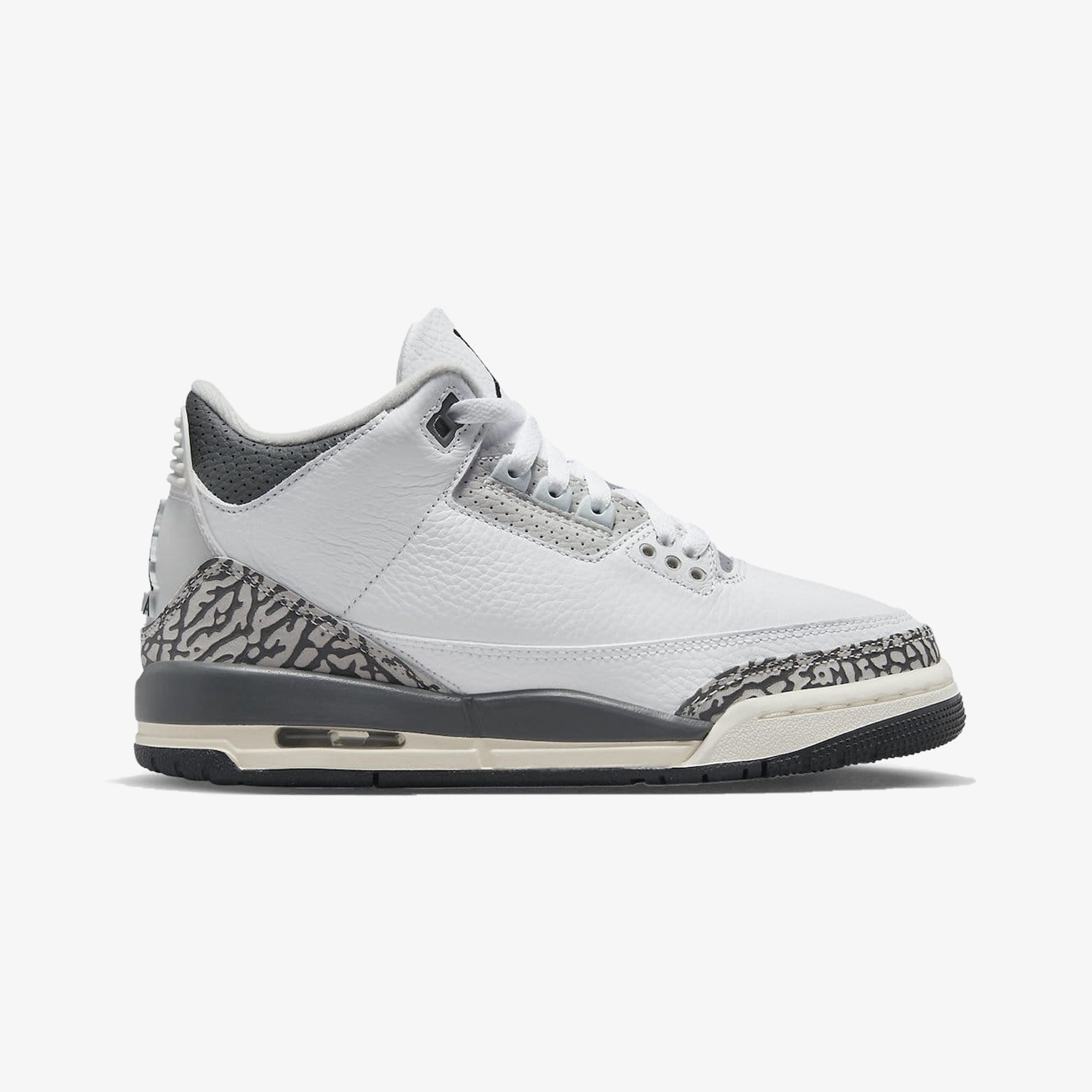 Jordan AIR JORDAN RETRO (GS) WHITE/BLACK-IRON-LIGHT ASH GREY