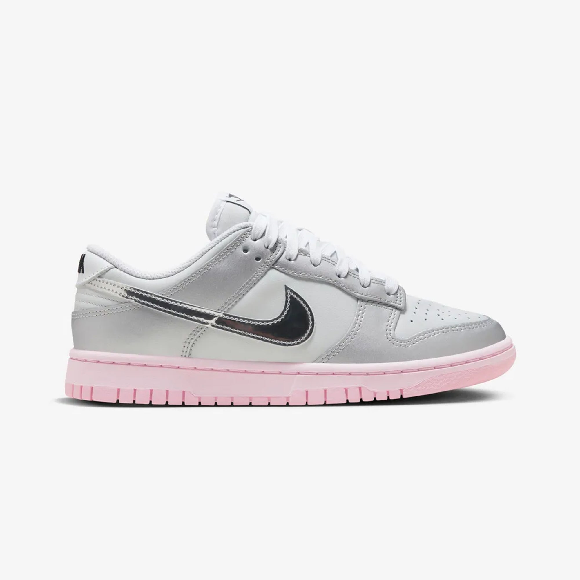NIKE DUNK LOW LX PHOTON DUST/METALLIC SILVER-PINK FOAM