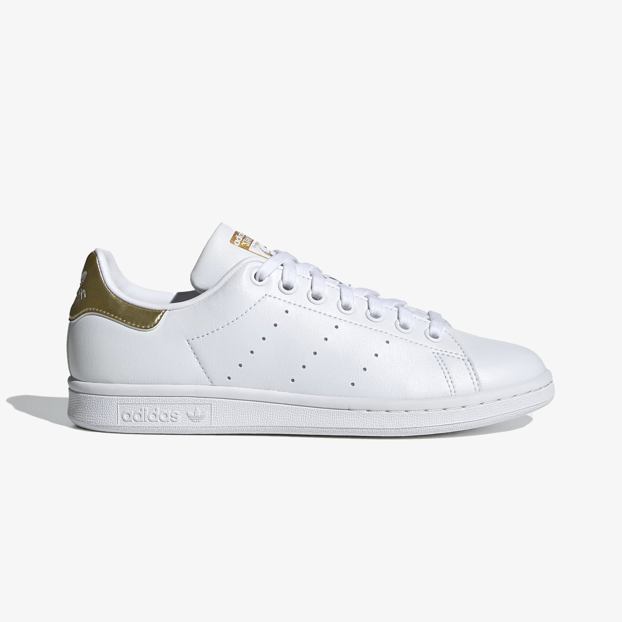 Adidas Originals STAN SMITH CLOUD WHITE/GOLD METALLIC – Superkicks
