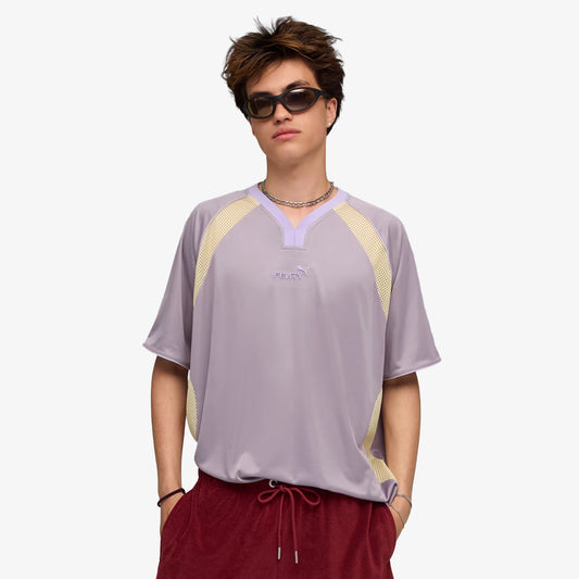 PUMA | x FENTY SHORT SLEEVE JERSEY { PALE PLUM