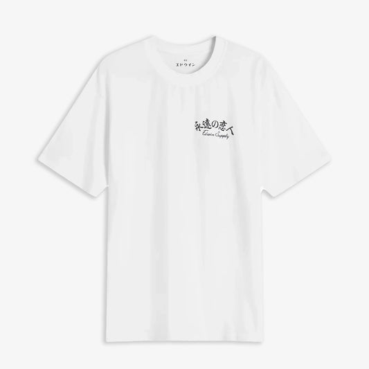 EDWIN | FOREVER LOVER T-SHIRT { WHITE