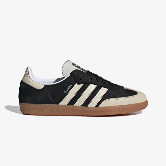 Adidas Originals | SAMBA OG  { CORE BLACK/WONDER WHITE/SILVER METALLIC