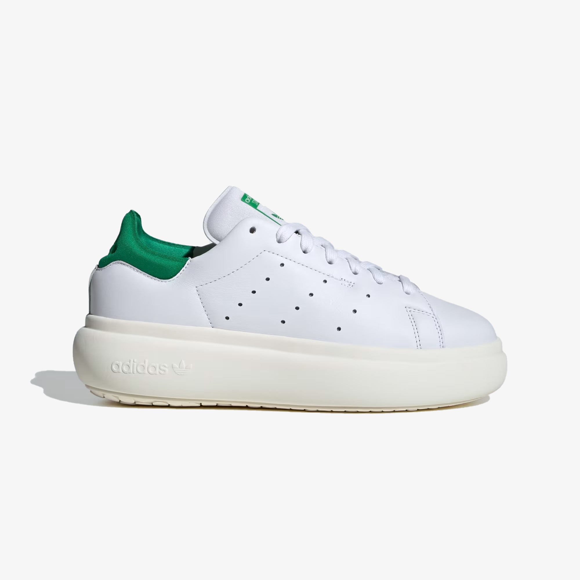 Buy White and Green Adidas Stan Smith PF Women Shoes Online