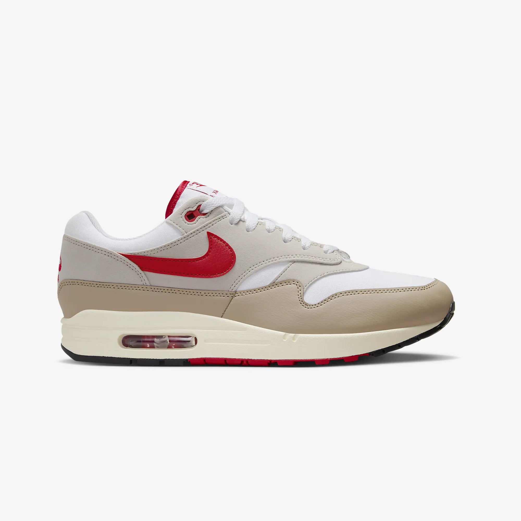 Nike AIR MAX WHITE/UNIVERSITY RED-CREAM II-LIMESTONE