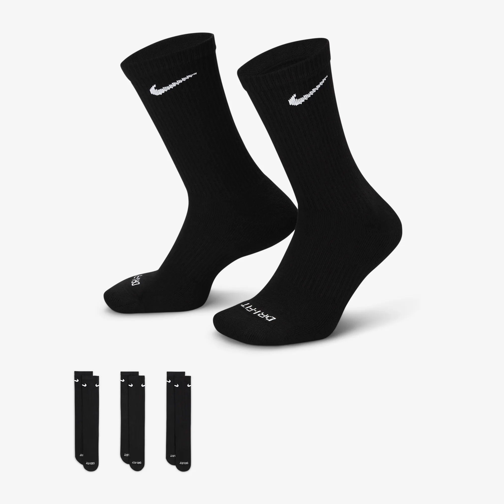 NIKE | EVERYDAY PLUS CUSHIONED { BLACK/WHITE â Superkicks