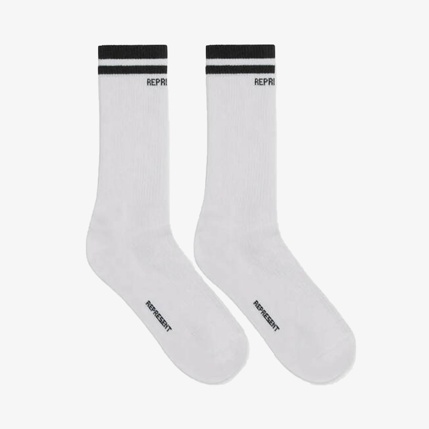 COLLEGE SOCKS 'BLACK/WHITE'