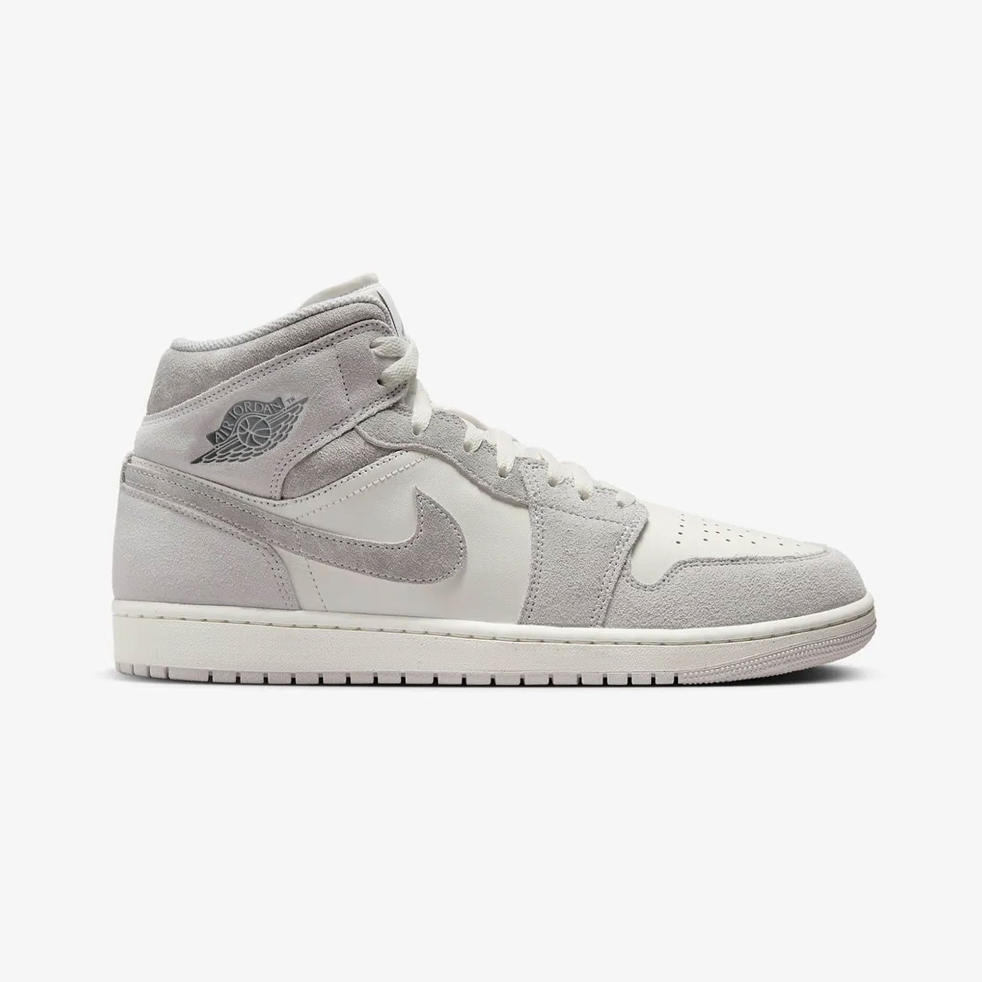 JORDAN | AIR JORDAN 1 MID SE { NEUTRAL GREY/SMOKE GREY-SAIL â Superkicks