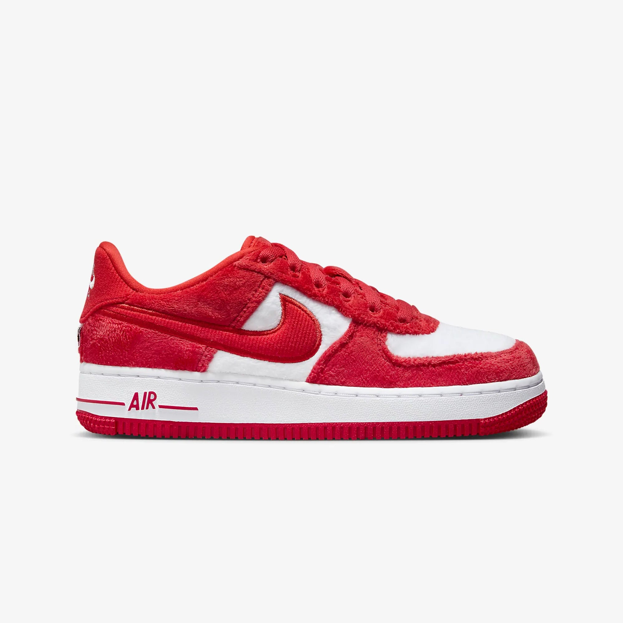 Nike AIR FORCE (GS) FIRE RED/LT CRIMSON-WHITE-PINK FOAM