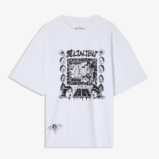 EDWIN | KOUICHI MATSUDA II T-SHIRT { WHITE/BLACK