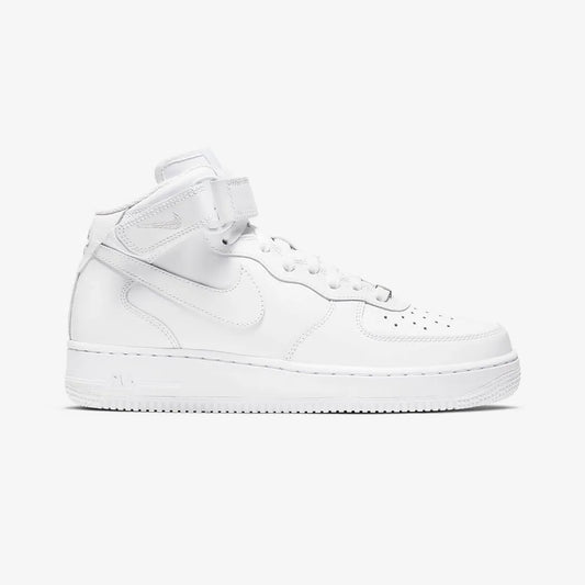 Nike | AIR FORCE 1 07 MID  { WHITE/WHITE-WHITE