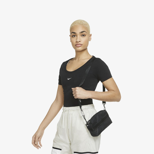 NIKE | SPORTSWEAR FUTURA LUXE { BLACK/BLACK/WHITE