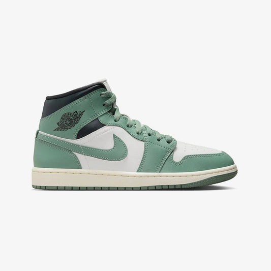 Jordan | AIR JORDAN 1 MID  { SAIL/JADE SMOKE-ANTHRACITE