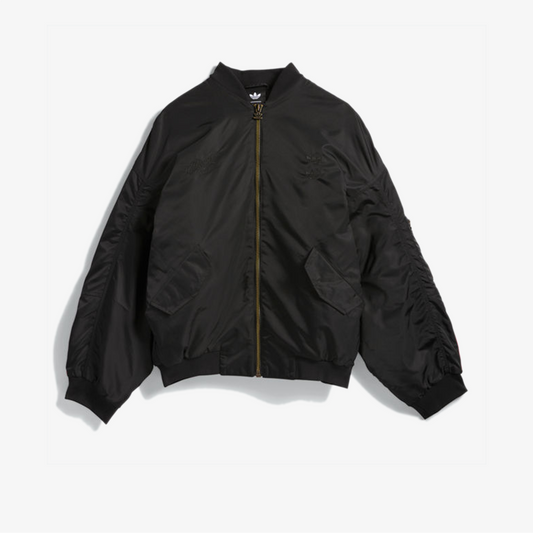 ADIDAS ORIGINALS | x WILLY CHAVARRIA SATIN BOMBER { BLACK