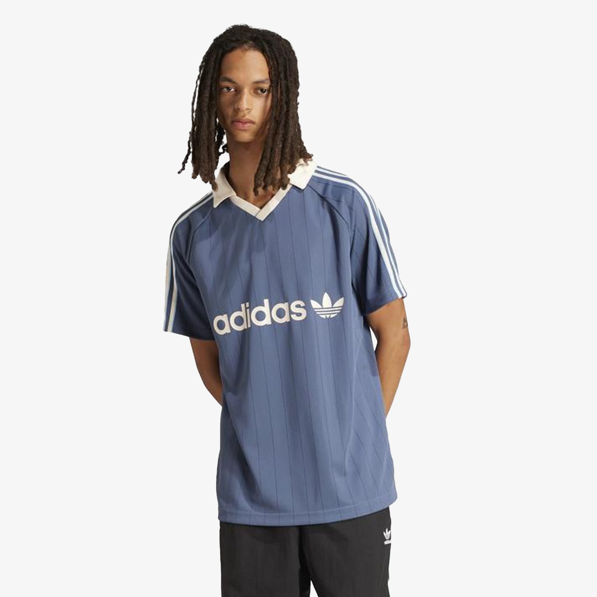 Tシャツ・カットソー Adidas Pinstripe Jersey Preloved Ink - KR Sizing Adidas Pinstripe Jersey Preloved Green | Culture Kings US