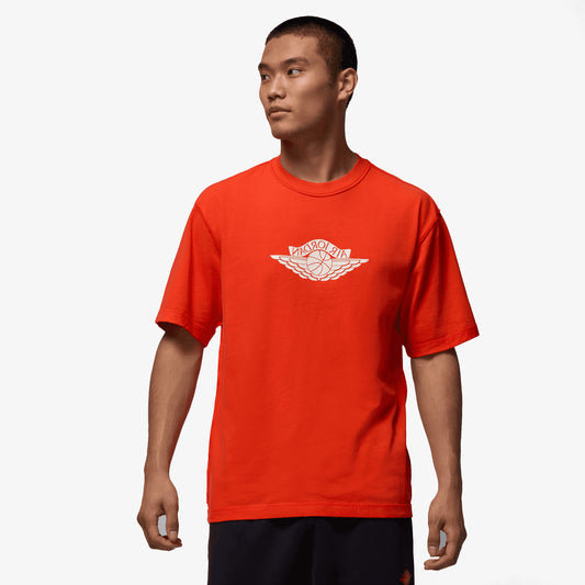 Jordan | RARE AIR T-SHIRT { CHILE RED/SAIL