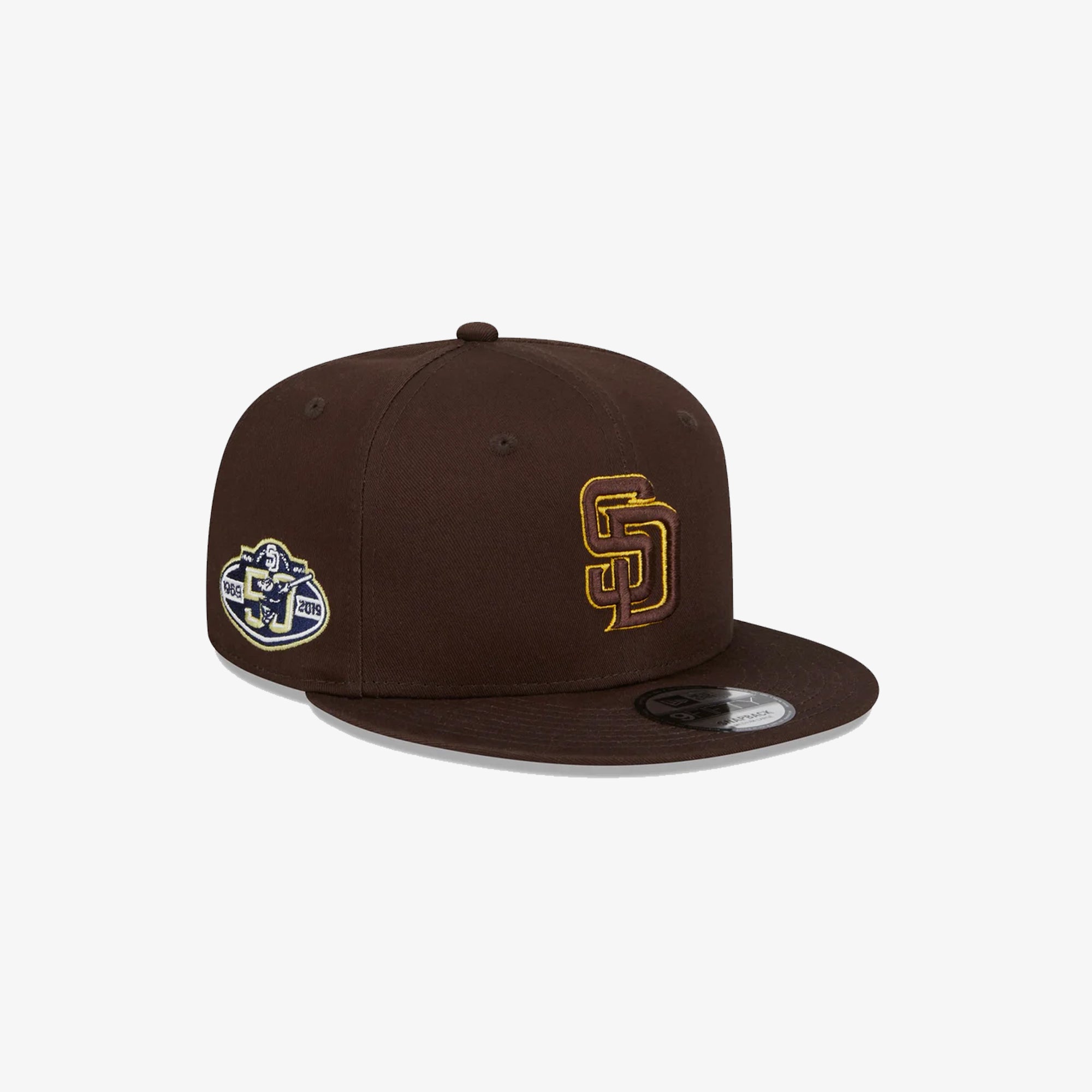 New Era SAN DIEGO PADRES SIDE PATCH BROWN 9FIFTY SNAPBACK CAP