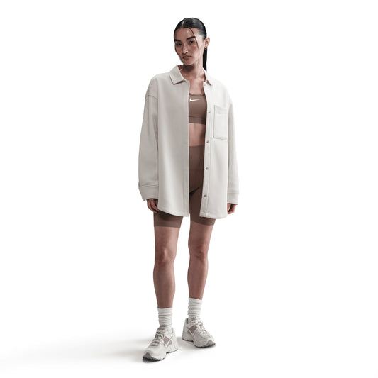 NIKE | PHOENIX FLEECE { LT OREWOOD BRN/SAIL