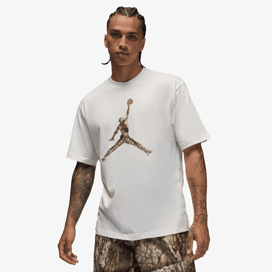 JORDAN | BROOKLYN REALTREE JUMPMAN T-SHIRT { SAIL/BLACK
