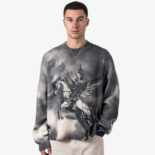 Represent | BELLEROPHON KNIT JUMPER { GREY