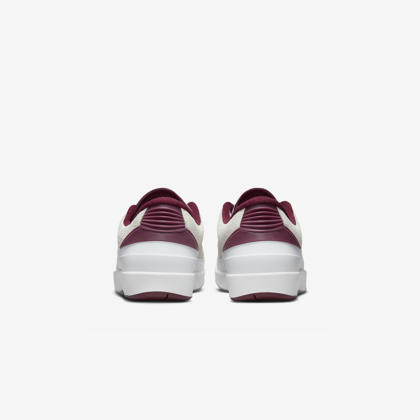 AIR JORDAN 2 RETRO LOW 'WHITE/CHERRYWOOD RED-LT STEEL GREY'