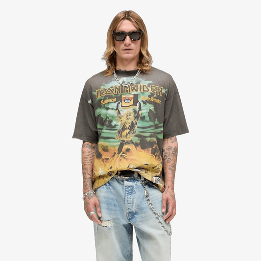 REPRESENT | REPRESENT x IRON MAIDEN HOLY SMOKE T-SHIRT { SUNFADE GREY