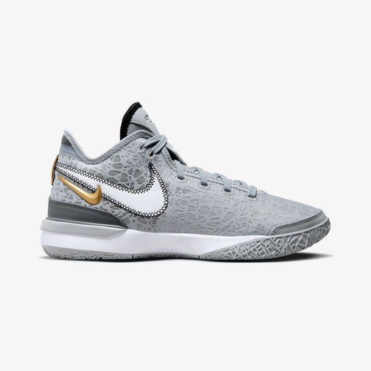 NIKE | LEBRON NXXT GEN { WOLF GREY/WHITE-IRON GREY-BLACK