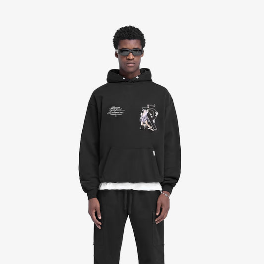 Represent | HERMES HOODIE { JET BLACK