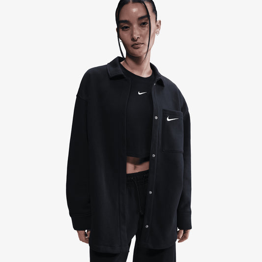 NIKE | PHOENIX FLEECE { BLACK/SAIL
