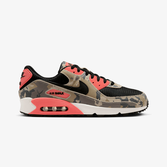 Nike | AIR MAX 90 { LT KHAKI/BLACK-MAGIC EMBER-MINK BROWN