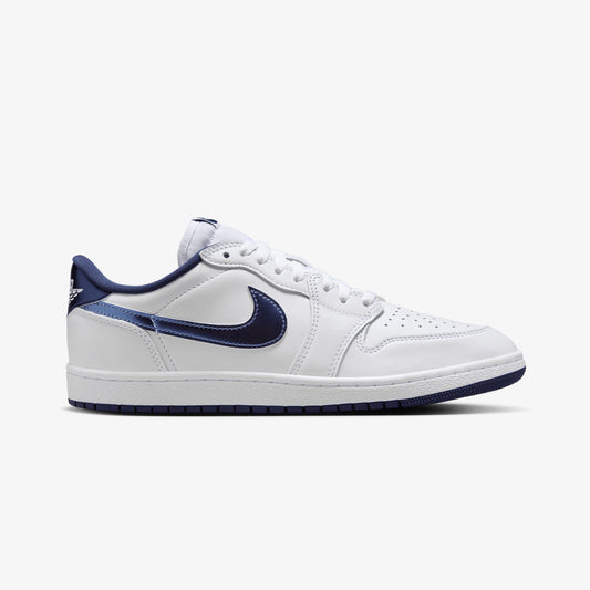 JORDAN | AIR JORDAN 1 LOW '85 { WHITE/NAVY-WHITE