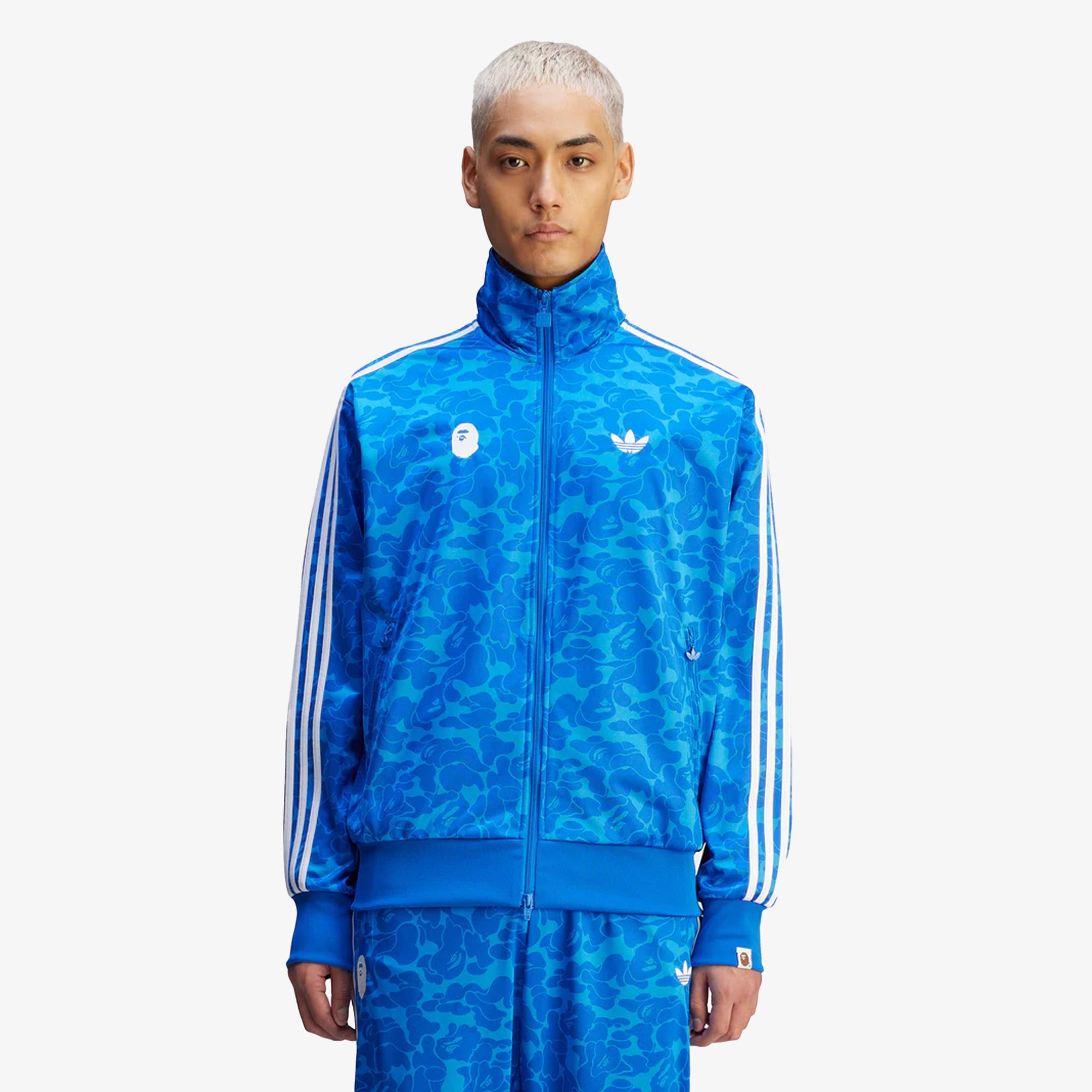 ADIDAS ORIGINALS BAPE FIREBIRD TRACK TOP BLUE