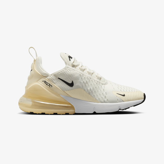 NIKE | AIR MAX 270 { SAIL/BLACK-COCONUT MILK-PALE IVORY