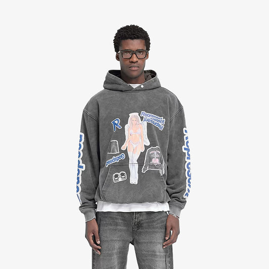 Represent | QUESTION YOUR INNOCENCE HOODIE { VINTAGE GREY