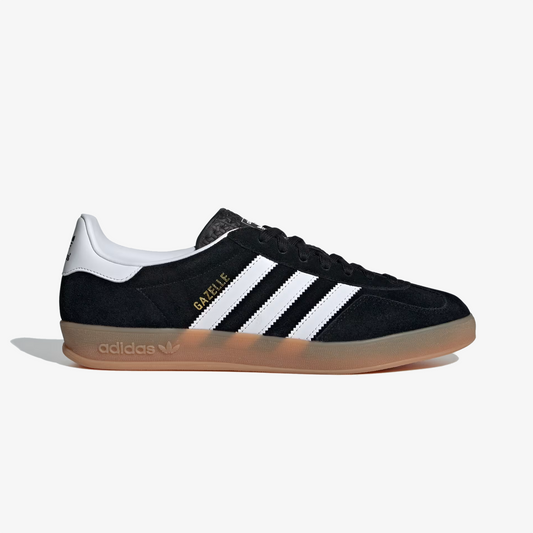 ADIDAS ORIGINALS | GAZELLE INDOOR { CORE BLACK/CLOUD WHITE/GUM