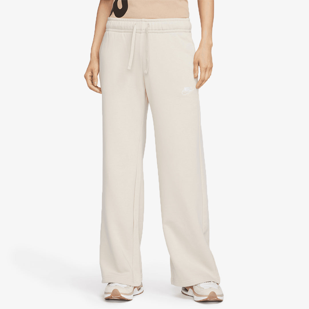 Buy NIKE WMN'S MID RISE WIDE LEG SWEATPANTS 'SANDDRIFT/WHITE' – Superkicks