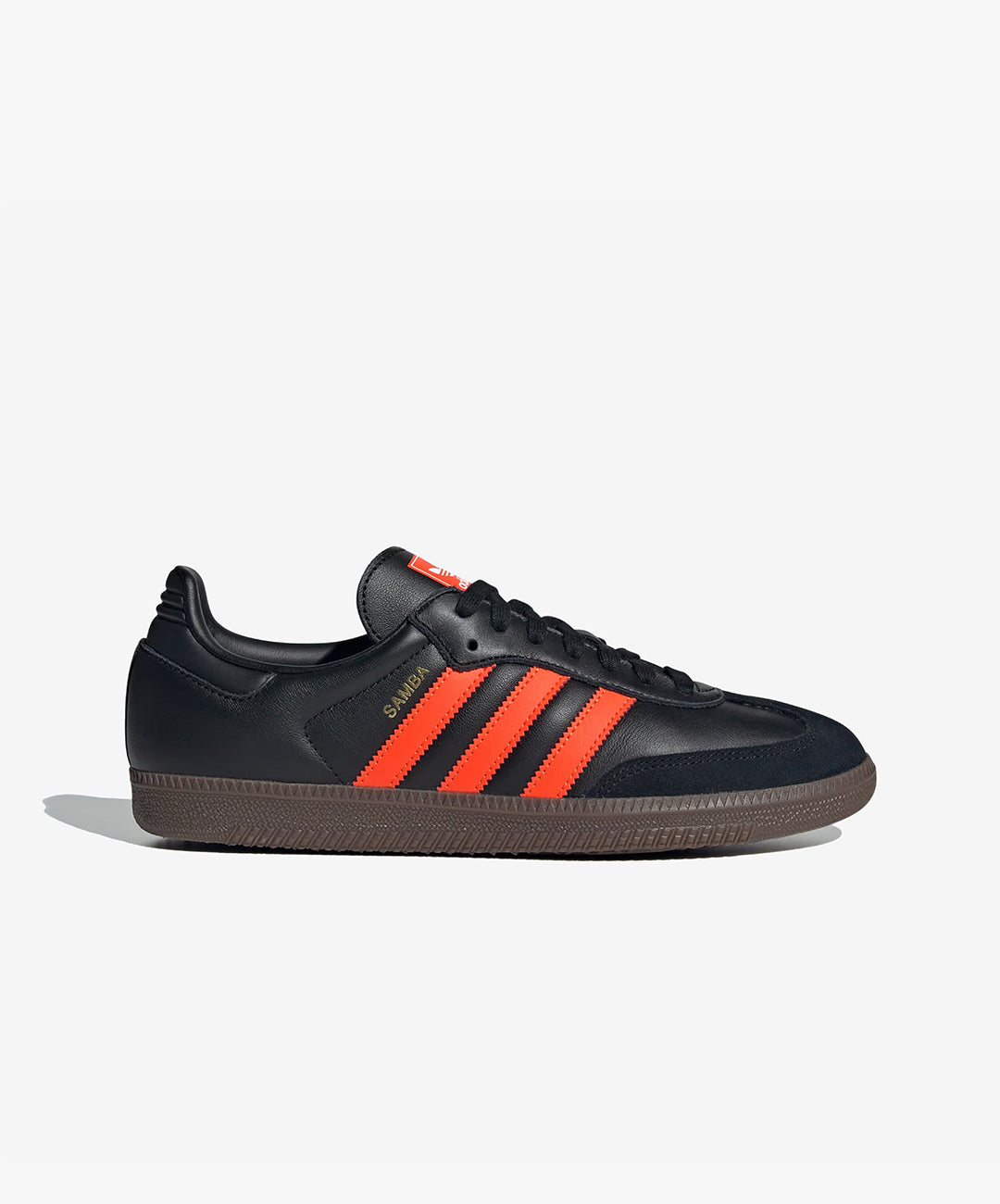 ADIDAS ORIGINALS | SAMBA OG { CORE BLACK/IMPACT ORANGE/GUM