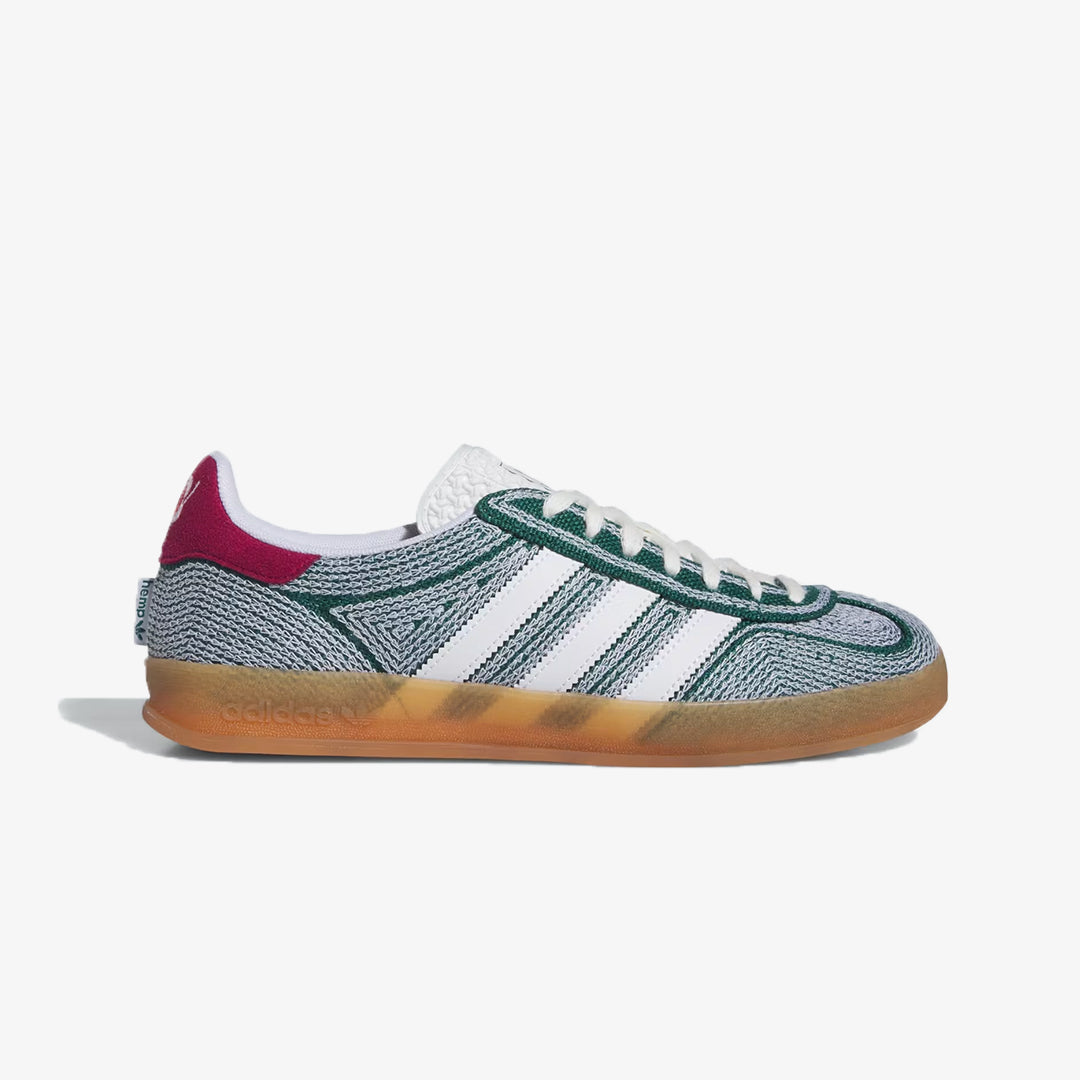 Adidas Originals SEAN WOTHERSPOON GAZELLE INDOOR COLLEGIATE GREEN/CLOUD WHITE/GUM