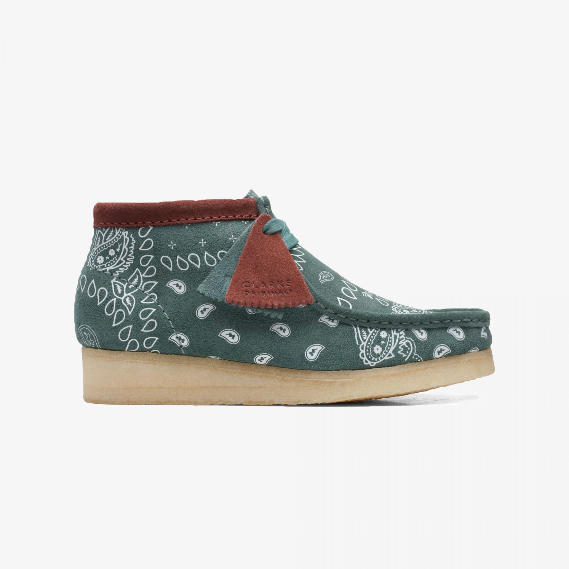 Buy Green Clarks Originals WMN'S Wallabee Boot Shoes for Women