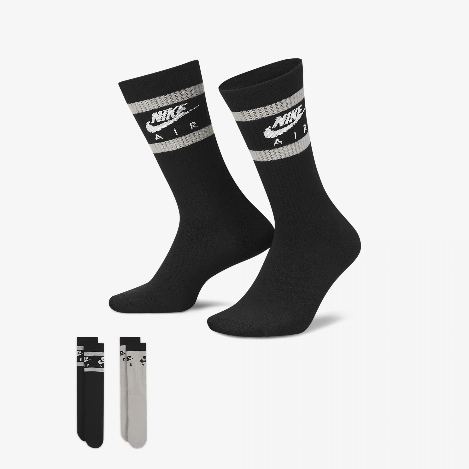 Meia Nike Sportswear Everyday Essential (3 Pares) White - So High